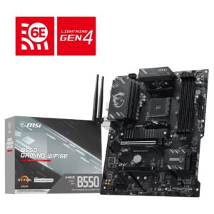MSI B550 GAMING WIFI6E pagrindinė plokštė AMD B550 AM4 lizdas