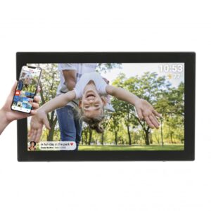 Denver PFF-2160 skaitmeninis nuotraukų rėmelis Juoda 54,6 cm (21.5") Lietimui jautrus ekranas „Wi-Fi“