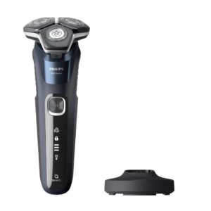 Philips SHAVER Series 5000 S5885/25 skustuvas vyrams Rotorinis skustuvas Apkarpymo mašinėlė Mėlyna