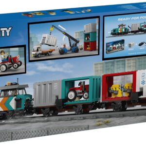 LEGO CITY 60509 Harbor Freight traukinys su kranu ir sunkvežimiu - Image 2