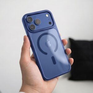Tech-Protect MAGMAT MagSafe CC iPhone 17 PRO / 18 PRO TAMSIAI MĖLYNAS/SKAIDRUS - Image 9