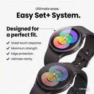 GRŪDINTAS STIKLAS Tech-Protect EASY SET+ 2-PACK SAMSUNG Samsung Galaxy WATCH ULTRA 2 2026 (47 MM) SKAIDRUS - Image 8