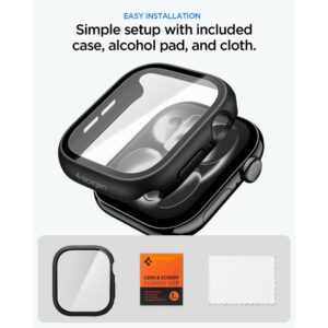 SPIGEN THIN FIT 360 APPLE WATCH 10 / 11 (46 MM) JUODAS - Image 9