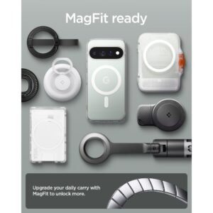 SPIGEN ULTRA HYBRID MAG MAGSAFE GOOGLE PIXEL 11 PRO SKAIDRUS/BALTAS - Image 7