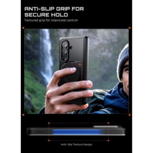SUPCASE UB AERO MAGSAFE 2-SET GALAXY Z FOLD 8 ULTRA ARAMID JUODAS - Image 9