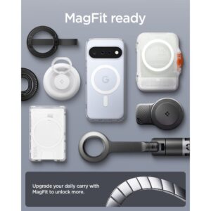 SPIGEN ULTRA HYBRID MAG MAGSAFE GOOGLE PIXEL 11 SKAIDRUS/BALTAS - Image 9