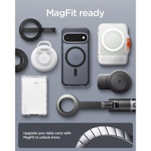 SPIGEN ULTRA HYBRID MAG MAGSAFE GOOGLE PIXEL 11 DĖKLAS FROST BLACK - Image 9