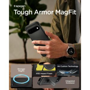 SPIGEN TOUGH ARMOR MAG MAGSAFE DĖKLAS GOOGLE PIXEL 11 JUODAS - Image 9