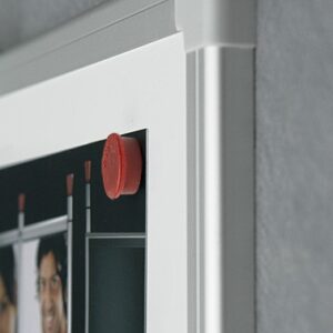 Magnetinė lenta, 90 x 60 cm., aliuminis rėmas, baltos spalvos - Image 5