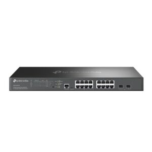 TP-Link Omada SG3218XP-M2 tinklo komutatorius Valdomas L2+ 2.5G Ethernet (100/1000/2500) Maitinimas per Eternetą (PoE) 1U Juoda