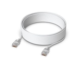 Ubiquiti UACC-Cable-Patch-EL-12M-W tinklo kabelis Permatomas, Balta Cat6 - Image 2