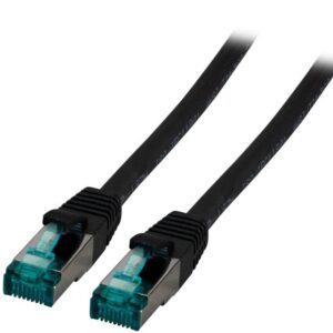 EFB Elektronik MK6001.20B tinklo kabelis Juoda 20 m Cat6a S/FTP (S-STP) Turas - Image 1