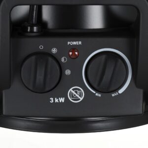 NEO TOOLS 90-063 elektrinis patalpų šildytuvas Keramika PTC 3000 W Juoda - Image 3