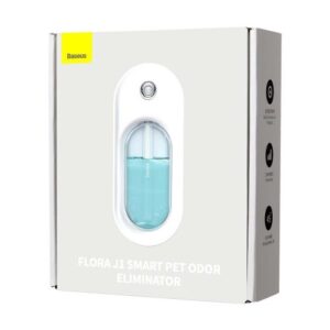 Baseus Home for Pet Flora J1 naminių gyvūnų kvapų neutralizatorius, 30 dienų baterijos veikimo laikas, 1500 mAh baltas (ACFJ000002)