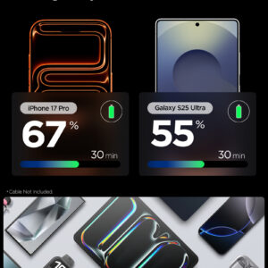 Spigen Essential 30W Wall Charger EE301EU, all black - Image 2