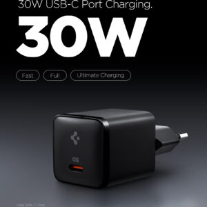 Spigen Essential 30W Wall Charger EE301EU, all black - Image 3