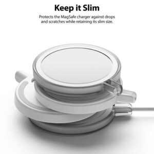 Ringke MagSafe įkroviklio dėklas Slim Matte Clear - Image 4