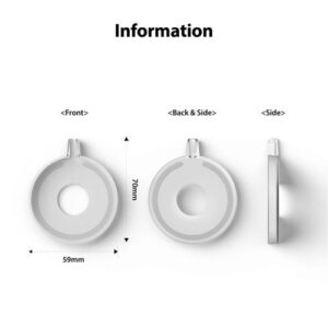 Ringke MagSafe įkroviklio dėklas Slim Matte Clear - Image 7