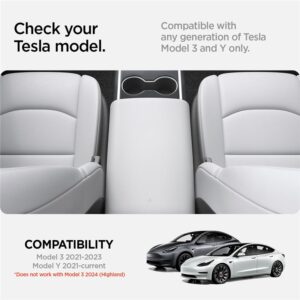 Spigen Tesla Armrest Cushion, white - Tesla Model Y/3 - Image 8