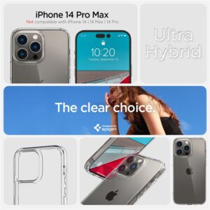 Spigen Crystal Hybrid, crystal clear - Apple iPhone 14 Pro Max - Image 3