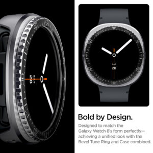 Spigen Bezel Tune Pro (Diver), black - Samsung Galaxy Watch 9/8 44mm - Image 11