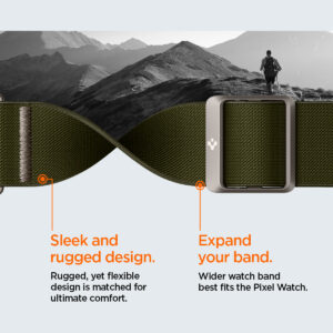 Spigen Lite Fit, khaki - Google Pixel Watch 5/4/3 41mm/2/1 - Image 11