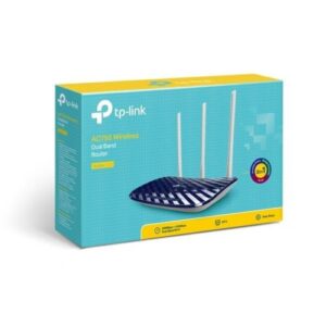TP-Link Wi-Fi maršrutizatorius Archer C20 AC750, 750Mbps, LAN/WAN, 802.11ac, juodas EU