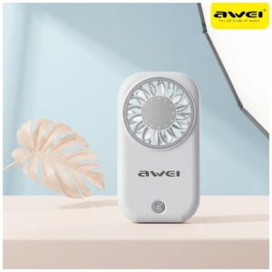 Handheld Fan AWEI F57 White - Image 4