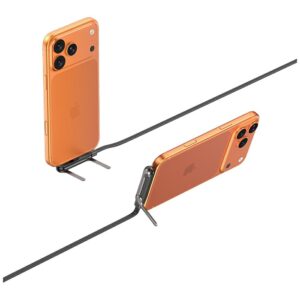 Cable with Stand AWEI CM-12C USB-C / USB-C Black - Image 3