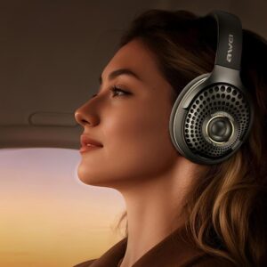 Over-Ear Wireless Headphones AWEI AT30 Bluetooth 6.0 Black - Image 3