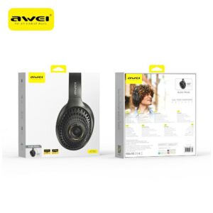 Over-Ear Wireless Headphones AWEI AT30 Bluetooth 6.0 Black - Image 5