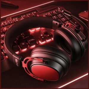 Over-Ear Wireless Headphones AWEI AT36 Bluetooth 5.4 with Microphone Black - Image 3