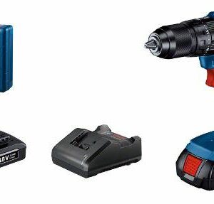 BOSCH SMŪGINIS SUKTUVAS 18V GSB 185-LI 2x2,0Ah 50/21Nm LAGAMINAS