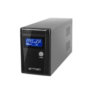 Armac O/650F/LCD nepertraukiamo maitinimo resursai (UPS) „Line-Interactive“ 0,65 kVA 2 AC išvestis(ys / čių) - Image 2