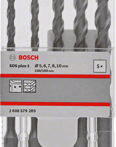 BOSCH GRĄŽTAS SDS PLUS-1 RINKINYS 5/6/7/8/10