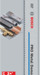 BOSCH PJŪKLELIS S PRO S1125VF 1,25 x 19 x 225mm /2vnt.