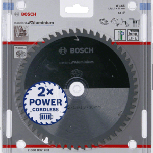 BOSCH DISKINIS PJŪKLAS STANDARD ALUMINIUM ACCU 165x20x54z