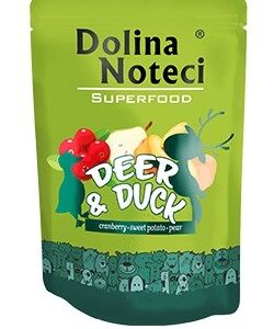 Dolina Noteci Superfood - elniena ir antis - drėgnas maistas šunims - 300 g