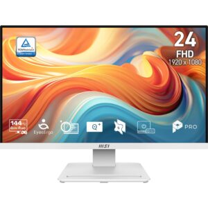 MSI Pro MP241W E14V kompiuterio monitorius 60,5 cm (23.8") 1920 x 1080 pikseliai „Full HD“ LCD Balta - Image 3