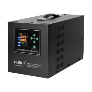 Avarinis maitinimo šaltinis „KEMOT PROsinus-2000“ – keitiklis su grynu sinusiniu signalu ir įkrovimo funkcija, 12 V, 230 V, 2000 VA/1200 W - Image 3