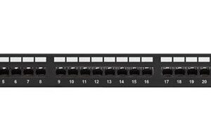 Lanberg PPUA-1124-B komutacinė panelė 1U - Image 3