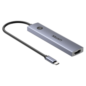 UNITEK USB-C 7-in-1 PD 100 W HDMI 2.0 HUB SU ĮJUNGIMO/IŠJUNGIMO MYGTUKU - Image 2