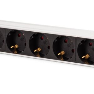 Digitus DN-95440 maitinimo paskirstymo įrenginys 9 AC išvestis(ys / čių) 1U Juoda, Sidabras