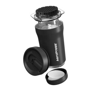„Go Plus“ kavos virimo aparatas su termo puodeliu, juodos spalvos „AeroPress“ - Image 2