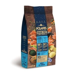 POLARIS su lašiša ir kalakutiena - sausas pašaras šunims - 12kg