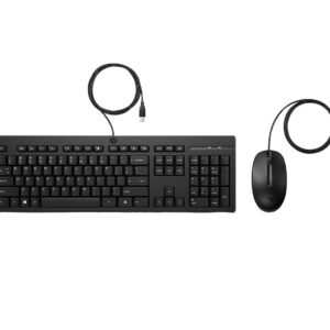 HP 225 Wired Mouse and Keyboard Combo - Image 1