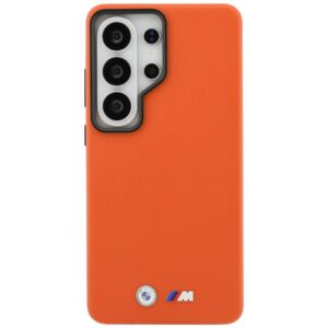 Dėklas BMW M Metal Logo MagSafe for Samsung Galaxy S26 Ultra orange - Image 3