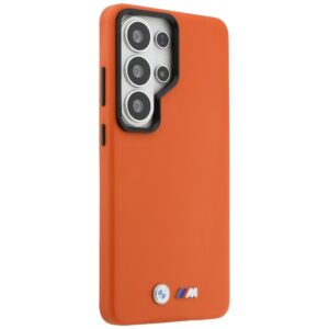 Dėklas BMW M Metal Logo MagSafe for Samsung Galaxy S26 Ultra orange - Image 4