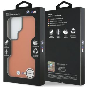 Dėklas BMW M Metal Logo MagSafe for Samsung Galaxy S26 Ultra orange - Image 8