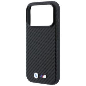 Dėklas BMW M Carbon Metal Logo MagSafe skirtas iPhone 18 Pro black - Image 6